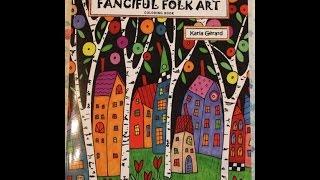 Fanciful folk art, a coloring book by Karla Gerard