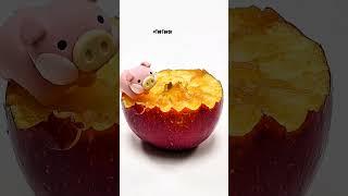 A cute pig eats an apple #animationshorts #animationforall #creativeanimation