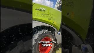 NEW Claas Jaguar 970 Self Propelled Forage Harvester chopping 1st cutting hay.