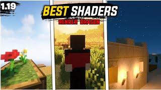 Top 5 Best Shaders For Minecraft Pe Render Dragon || 1.19 Render Dragon Shaders MINECRAFT PE