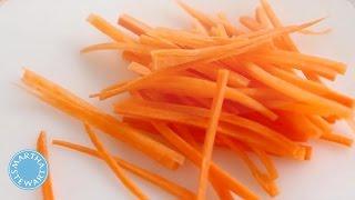 How to Julienne Carrots with Martha Stewart