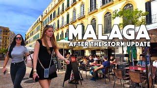 MALAGA CITY SPAIN LATEST UPDATE AFTER THE STORM DANA NOVEMBER 2024 Costa del Sol | Andalucía [4K]