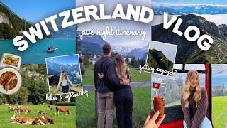 SWITZERLAND TRAVEL VLOG: Lauterbrunnen, Wengen, Luzern, Mt. Pilatus, & More! (+ GETTING ENGAGED)