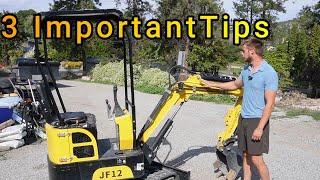 3 Tips for your Chinese Mini Excavator