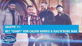 Gruppe 11: Starian, Kevin, Marvin & Jan mit "Giant" von Calvin Harris & Rag’n’Bone Man | DSDS 2021