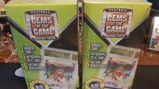 2020 GEMS OF THE GAME Mystery boxes for NFL. My favorite mystery boxes to rip. Old packs of football