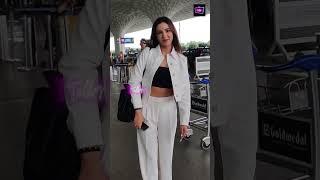 JASMIN BHASIN FLY FROM MUMBAI SPOTTED AT AIRPORT