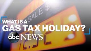 What is a gas tax holiday?