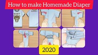 (2020) How to make Homemade Diaper | Let's Do it