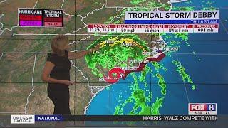 Tropical Storm Debby brings flash flooding, power outages to the Triad