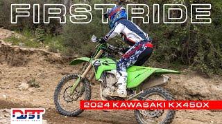 2024 Kawasaki KX450X First Ride | Dirt Bike Test Riding Impression