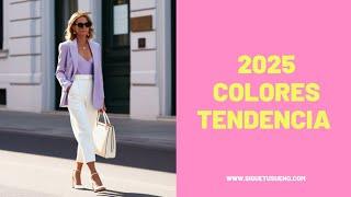 5 colores TENDENCIA que dominarán el 2025 y cómo usarlos para vestir chic elegante | Asesoría imagen