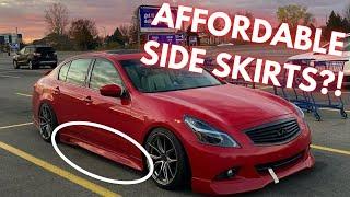 G37 SEDAN AFTERMARKET SIDE SKIRTS! (Finally)