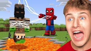 Minecraft Manhunt but I'm Superheroes