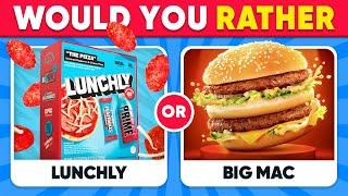 Would You Rather? Snacks & Fast Food Edition  Daily Quiz