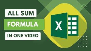 Complete All Sum Formula in excel(Sum,Sumif, Sumifs, Sumproduct, Sumsq ,Sumx2my2, Sumx2py2, Sumxmy2.