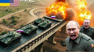 Today on the Kursk road 8000 Russian soldiers were wiped out by big American tanks