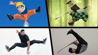 Stunts From Anime In Real Life (Demon Slayer, Jujutsu Kaisen, MORE)