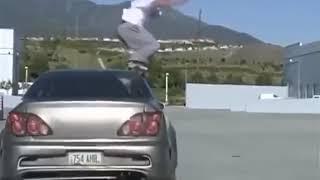 Dustin Latimer - Skating His Car