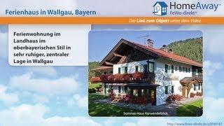 Oberbayern: Ferienwohnung im Landhaus im oberbayerischen Stil in sehr - FeWo-direkt.de Video