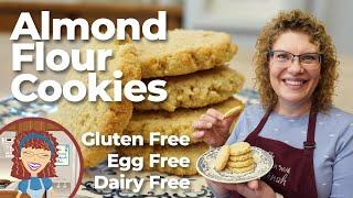 EASY Almond Flour Cookies | Gluten Free, Dairy Free, Egg Free, Refined Sugar Free | 3 Ingredients