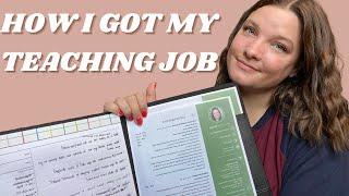 TEACHER JOB SEARCH || how I got the job