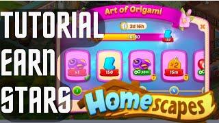 Homescapes TUTORIAL - How to earn more stars & energy | Why is this game so hard homescapes