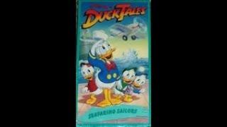 Opening and Closing to Disney's DuckTales Seafarling Sailors (1989) VHS