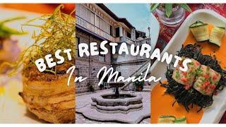 Where to eat in Manila Philippines (Best Restaurants in Manila) #wheretoeatph #wheretoeatinmanila