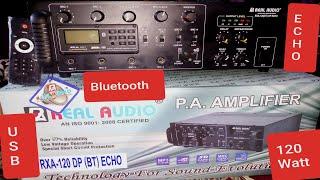 Real Audio 120 DP Usb, Bluetooth, Echo Amplifier Review & Unboxing