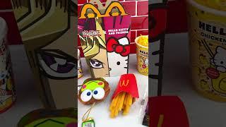 Fidgets that Look Like McDonald's Hello Kitty Happy Meal Food Satisfying Video ASMR! #asmr #fidgets