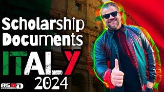 What documents do you need for Scholarship in Italy? | Regional Scholarship Documents 2024