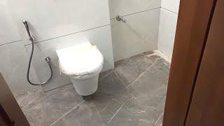 35 sq.ft bathroom//toilet interior tiles flooring washbasin accessories