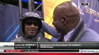 Diehardsport.com: Marshawn Lynch Media Day interview w/ Deion