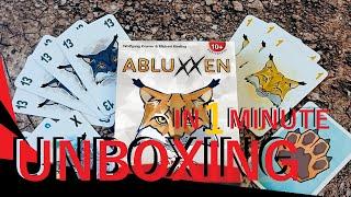 Abluxxen UNBOXING in 1 minute