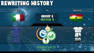 FIFA World Cup 2006 | Italy vs Ghana |  Rewriting History | Match 26