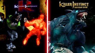 Killer Instinct - All Finishers/Ultimates Comparison - (Original KI 1 vs Anniversary Edition)