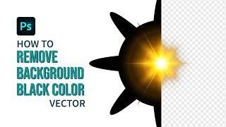 Easy Way to Remove Black color from Vector Design