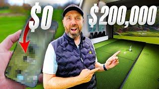 $0 Vs $200,000 Golf simulator!