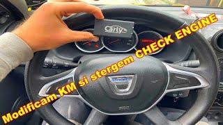 Modificam KM si stergem CHECK ENGINE cu noul OBD2 CARLY