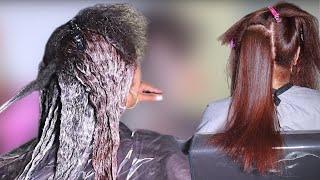 Dying Natural Hair Red WITHOUT BLEACH! No Damage