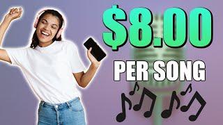 Get $8.00 for Each Song You Listen To!  | Make Money Online 2023