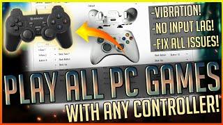 [MADE NEW VIDEO]How To Play All PC Games With Any Controller or Generic USB Gamepad [X360CE]️