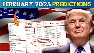 February 2025 Visa Bulletin Predictions - Key Trends Explained !