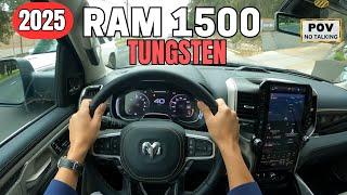 2025 Ram 1500 Tungsten POV First Drive Experience in the City!