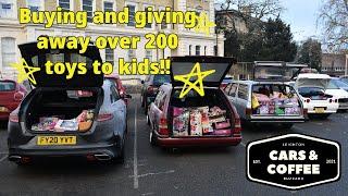 Amazing charity donation huge toy haul for kids charity! shopping for toys and giving them away!