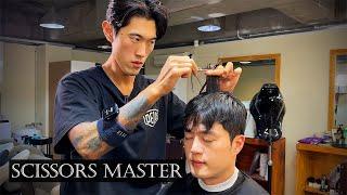 ASMR 프로페셔널 가위 마스터의 크리드컷 | Professional Scissors Master's Creedcut