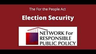 For the People Act Explained: Election Security