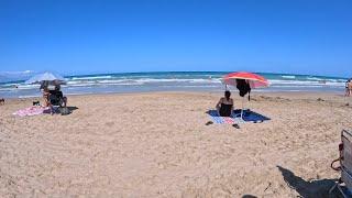  YOU MUST WATCH  Hottest Beach Walk Day on Barceloneta Spain 2024 4k