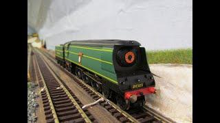 Buckland junction Loft Model railway 74. Alan in the loft receives a new locomotive to his fleet.